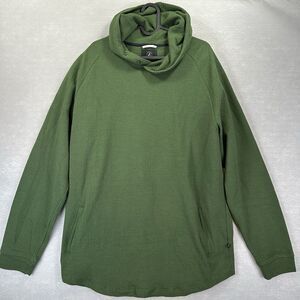 Swannies Camden Snap Hoodie Mens 2XL Green Pullover Quilted Textured Performance